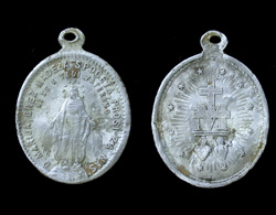 Pendant, Roman Catholic, Pilgrimage Token, Virgin Mary